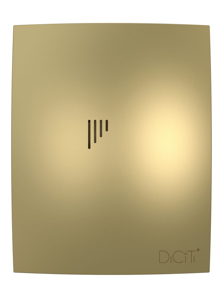  Вентилятор накладной BREEZE D100 обр.клапан Champagne DICITI 