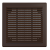 Решетка вентиляционная Р сетка разъемная 209х209 пластик Brown ERA
