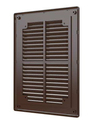 Решетка вентиляционная Р сетка разъемная 185х255 пластик Brown ERA