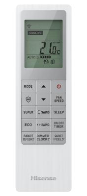 Инверторный кондиционер SILVER CRYSTAL SUPER DC Inverter Wi-Fi AS-13UW4RVETG01(S)