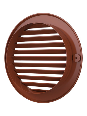 Решетка вентиляционная РКН фланец D125 D161 ASA Terracotta ERA