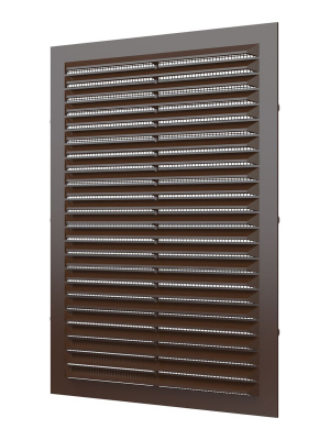 Решетка вентиляционная С сетка 171х241 пластик Brown ERA