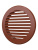 Решетка вентиляционная РКН фланец D125 D161 ASA Terracotta ERA