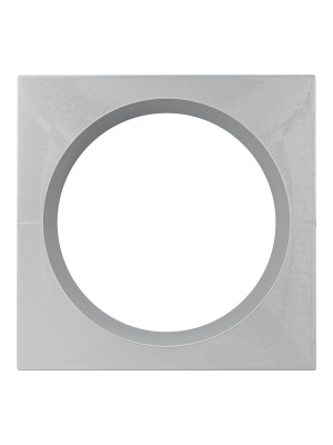 Плоское основание ТДПО фланец D100 295х295 оцинк.сталь ERA