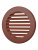 Решетка вентиляционная РКН фланец D100 D136 ASA Terracotta ERA