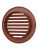 Решетка вентиляционная РКН фланец D100 D136 ASA Terracotta ERA