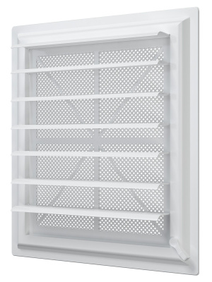 Решетка вентиляционная AIRVENT регулируемая жалюзи 349х399 пластик ERA