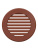 Решетка вентиляционная РКН фланец D100 D136 ASA Terracotta ERA